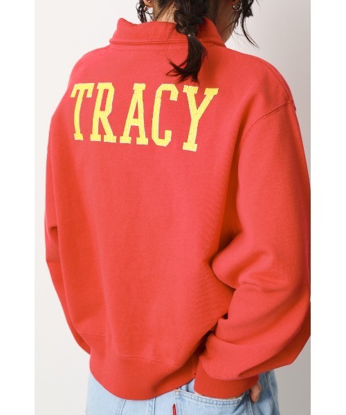 RODEO CROWNS WIDE BOWL（ロデオクラウンズワイドボウル）の「GOOD OLDハーフジップスウェットトップス（スウェット・レディース・ライトイエロー/レッド/ブラック・FREE）」の9枚目の写真