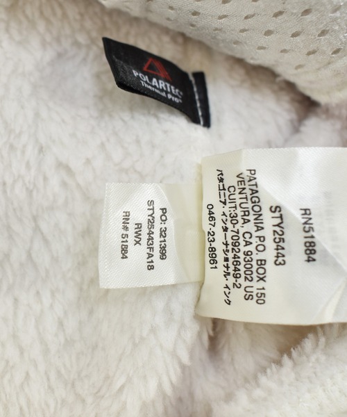 パタゴニア リツール スナップT 纏わ フリース POLARTEC XL ホワイト 