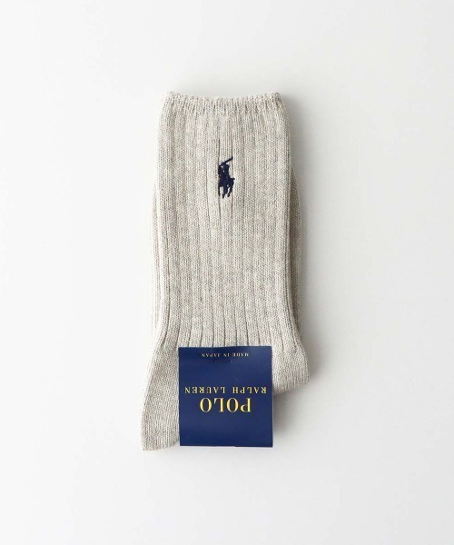 POLO RALPH LAUREN（ポロ ラルフ ローレン）の「POLO RALPH LAUREN レディース ワンポイント 22cm丈 ローゲージ リブソックス 03207538（ソックス/靴下・レディース・ネイビー/ピンク系その他/モスグリーン/パープル系その他/ライトグレー/ダークオレンジ/ブルー系その他/オフホワイト/ブラック/イエロー系その他/グリーン系その他/ダークブルー/マルーン/コバルトブルー/イエロー系その他2/グリーン・22-24cm）」の19枚目の写真