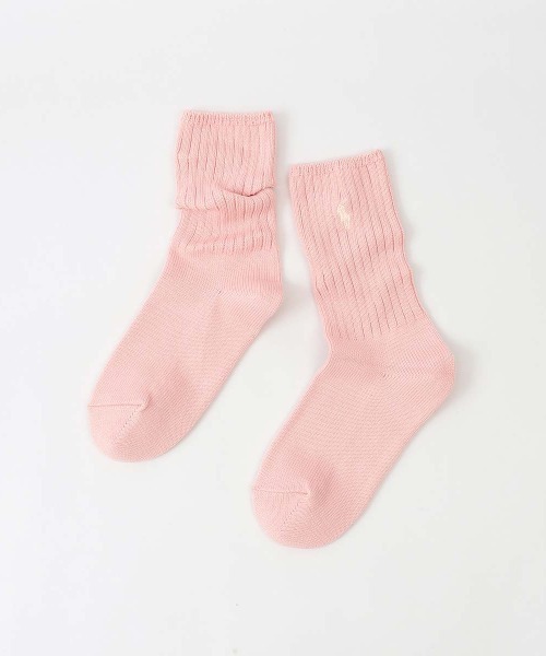 POLO RALPH LAUREN（ポロ ラルフ ローレン）の「POLO RALPH LAUREN レディース ワンポイント 22cm丈 ローゲージ リブソックス 03207538（ソックス/靴下・レディース・ネイビー/ピンク系その他/モスグリーン/パープル系その他/ライトグレー/ダークオレンジ/ブルー系その他/オフホワイト/ブラック/イエロー系その他/グリーン系その他/ダークブルー/マルーン/コバルトブルー/イエロー系その他2/グリーン・22-24cm）」の21枚目の写真