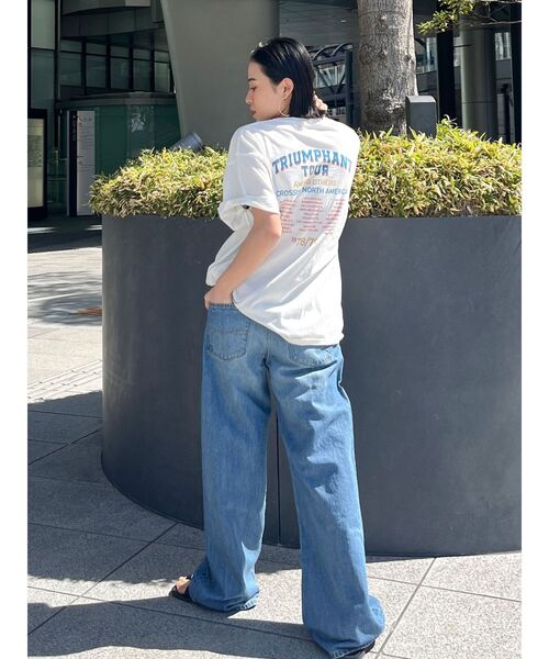 Ungrid(アングリッド)の「ローウエストオーガニックコットンルーズデニム(デニムパンツ・レディース・ブルー・24inch/25inch/26inch)」の13枚目の写真