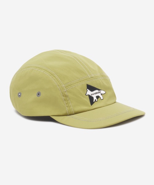 Maison Kitsune(メゾンキツネ)の「MK x AND WANDER CAP(キャップ・メンズ・ネイビー/ライトグリーン・U)」の5枚目の写真
