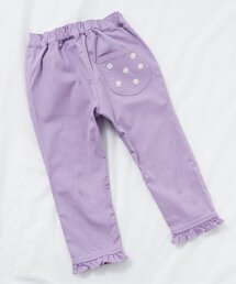 デイジー刺繍ポケットパンツ_10分丈