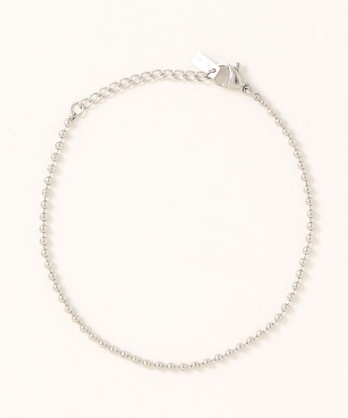 prose verse（プロズヴェール）の「〈サージカルステンレス〉ボールチェーンブレスレット（ブレスレット・レディース・シルバー/ゴールド・ﾌﾘ-）」の4枚目の写真