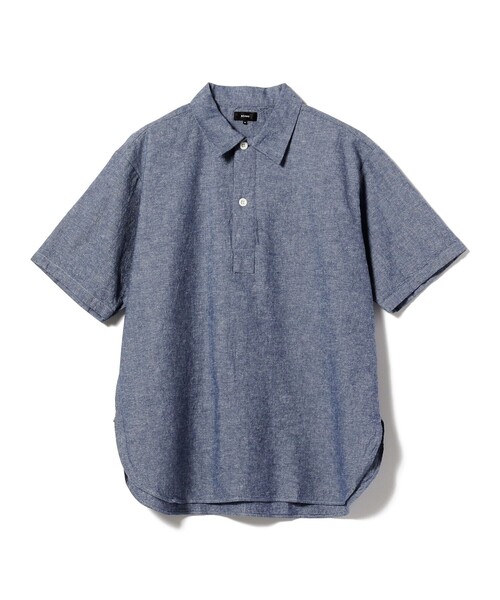 BEAMS（ビームス）の「BEAMS / イージーフィット プルオーバー ミリタリーシャツ（シャツ/ブラウス・メンズ・ブルー/ナチュラル/オリーブ・S/M/L/XL）」の19枚目の写真