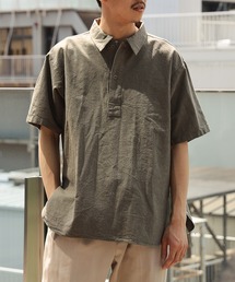 BEAMS / イージーフィット プルオーバー ミリタリーシャツ