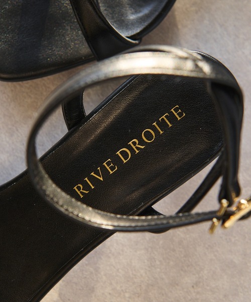 RIVE DROITE（リヴドロワ）の「バックスタイルも決まる/カーブストラップサンダル（サンダル・レディース・ブラウン/ブラック・S/M/L）」の12枚目の写真