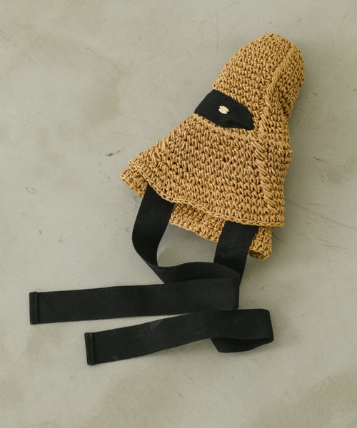 idem(イデム)の「ribbon straw hat/リボン付きストローハット(ハット・レディース・ベージュ/ベージュ系その他・FREE)」の11枚目の写真