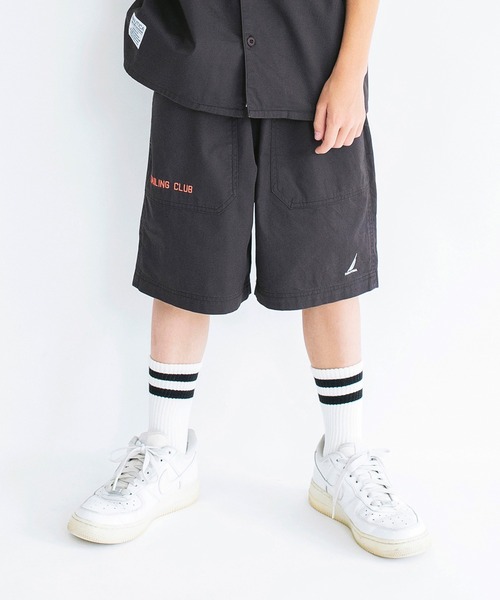 NAUTICA(ノーティカ)の「【NAUTICA/ノーティカ/セットアップ対応】ライトツイルハーフパンツ(その他パンツ・キッズ・ベージュ/チャコールグレー・XL/L/S/M/XS)」の2枚目の写真
