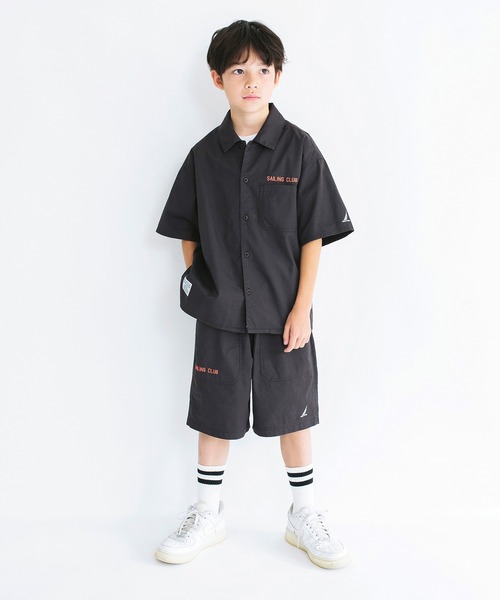 NAUTICA(ノーティカ)の「【NAUTICA/ノーティカ/セットアップ対応】ライトツイルハーフパンツ(その他パンツ・キッズ・ベージュ/チャコールグレー・XL/L/S/M/XS)」の8枚目の写真