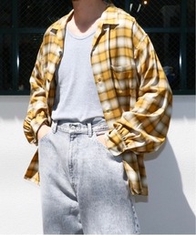 TOWN CRAFT/タウンクラフト OMBRE LOOP COLLAR SHIRT オンブレループカラーシャツ