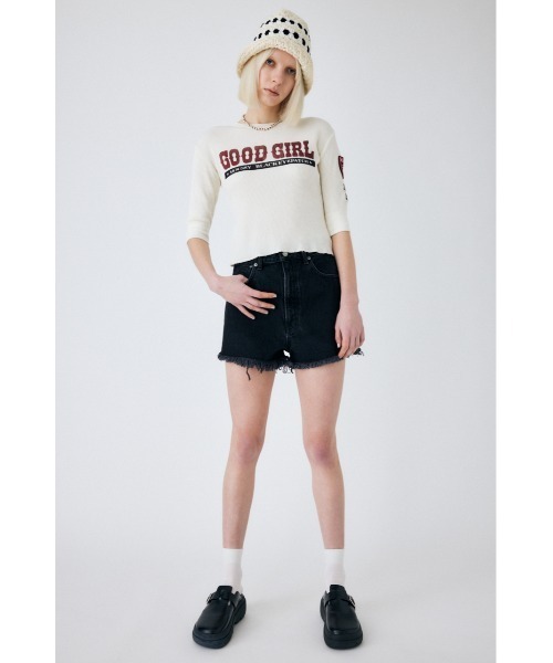 MOUSSY（マウジー）の「BEP×MOUSSY THERMAL Tシャツ（ニット/セーター・レディース・オフホワイト・FREE）」の3枚目の写真