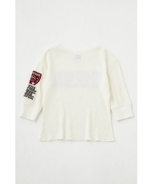 MOUSSY（マウジー）の「BEP×MOUSSY THERMAL Tシャツ（ニット/セーター・レディース・オフホワイト・FREE）」の10枚目の写真