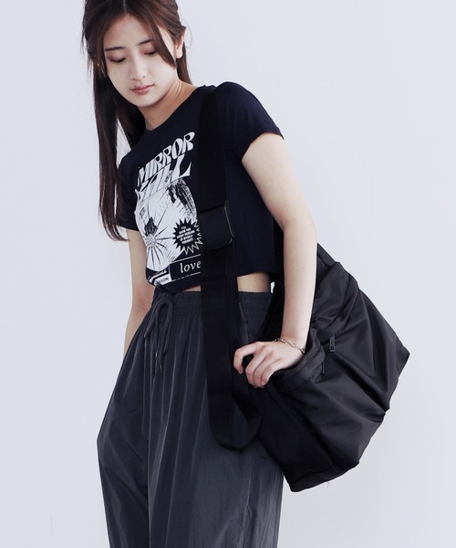 Figments（フィグメンツ）の「ダブルポケットショルダーバッグ（ショルダーバッグ・レディース・ブラック・FREE）」の15枚目の写真