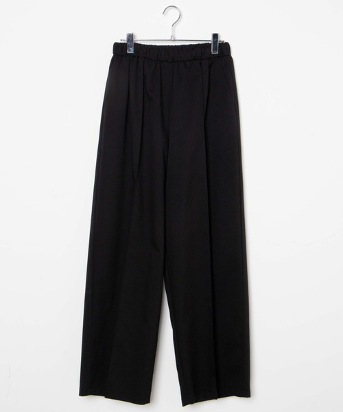 EXIEEE(イグジー)の「イージーワイドスラックス(スラックス・レディース・グリーン/ブラック・SMALL/MEDIUM/LARGE)」の18枚目の写真