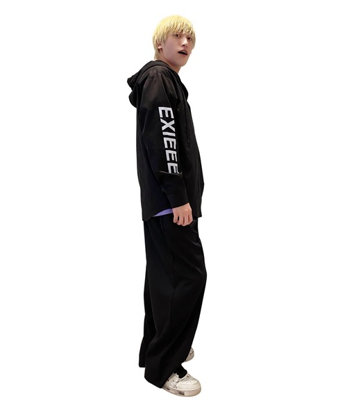 EXIEEE(イグジー)の「イージーワイドスラックス(スラックス・レディース・グリーン/ブラック・SMALL/MEDIUM/LARGE)」の10枚目の写真