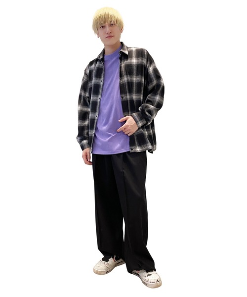 EXIEEE(イグジー)の「イージーワイドスラックス(スラックス・レディース・グリーン/ブラック・SMALL/MEDIUM/LARGE)」の6枚目の写真