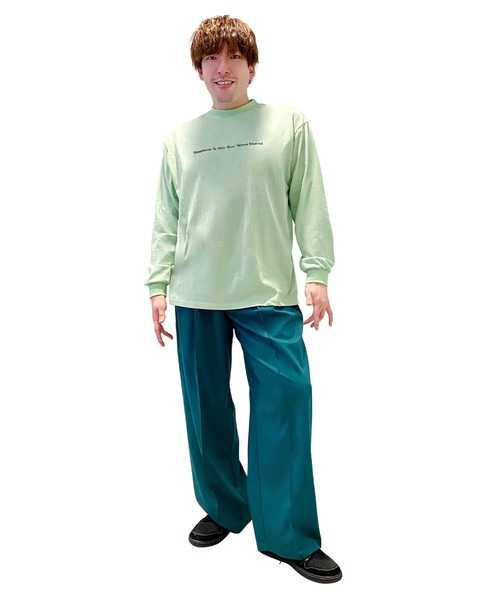 EXIEEE(イグジー)の「イージーワイドスラックス(スラックス・レディース・グリーン/ブラック・SMALL/MEDIUM/LARGE)」の12枚目の写真