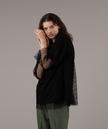 SELLE GLANT | MESH PULLOVER TOPS/メッシュプルオーバートップス(Tシャツ/カットソー)