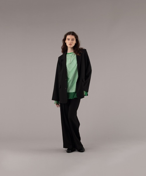 SELLE GLANT(セレグランテ)の「MESH PULLOVER TOPS/メッシュプルオーバートップス(Tシャツ/カットソー・メンズ・ブラック/グリーン・MEDIUM/LARGE)」の17枚目の写真