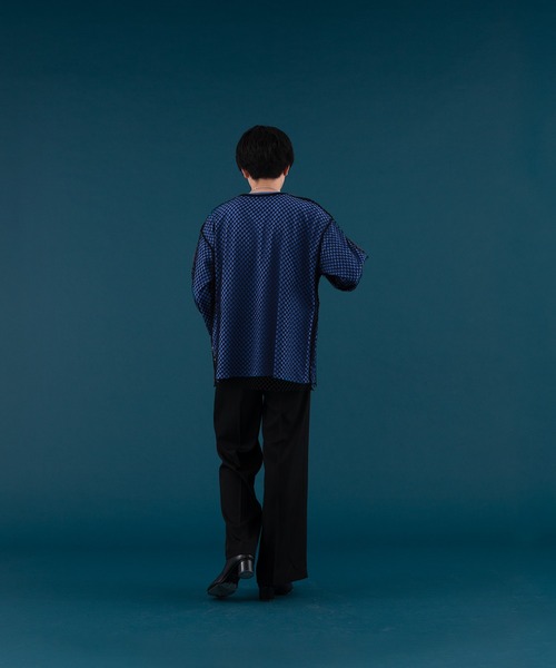 SELLE GLANT(セレグランテ)の「MESH PULLOVER TOPS/メッシュプルオーバートップス(Tシャツ/カットソー・メンズ・ブラック/グリーン・MEDIUM/LARGE)」の11枚目の写真