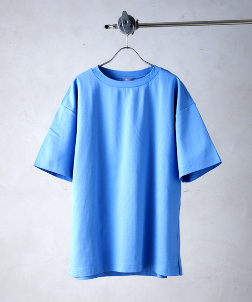 JOURNAL STANDARD relume(ジャーナルスタンダード レリューム)の「50/-ポンチクルーネックTシャツ(Tシャツ/カットソー・メンズ・ブラックミックス/ホワイト/ベージュ系その他/ネイビー/ブルー系その他・SMALL/MEDIUM/LARGE)」の5枚目の写真