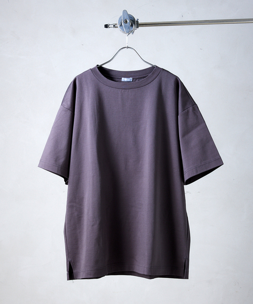 JOURNAL STANDARD relume(ジャーナルスタンダード レリューム)の「50/-ポンチクルーネックTシャツ(Tシャツ/カットソー・メンズ・ブラックミックス/ホワイト/ベージュ系その他/ネイビー/ブルー系その他・SMALL/MEDIUM/LARGE)」の1枚目の写真