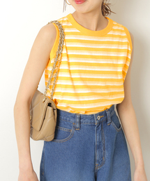 Spick & Span | 【MEYAME / メヤメ】 RANDAM BORDER SLEEVELESS(タンクトップ)