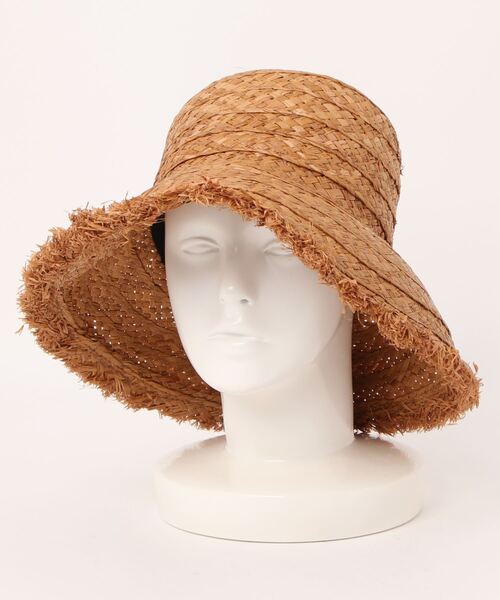 チャイハネ（チャイハネ）の「【チャイハネ】ラフィアハット（ハット・レディース・ブラウン/ナチュラル・FREE）」の5枚目の写真