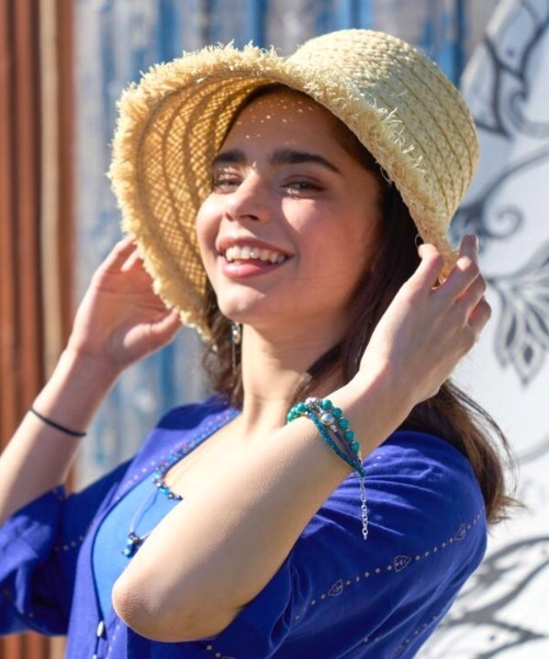 チャイハネ（チャイハネ）の「【チャイハネ】ラフィアハット（ハット・レディース・ブラウン/ナチュラル・FREE）」の4枚目の写真