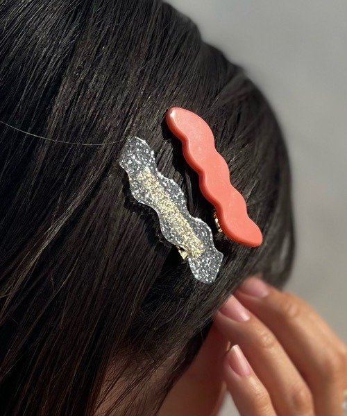 tone(トーン)の「【KuKuLu TOKYO】マルチカラー3Set クリップ(バレッタ/ヘアクリップ・レディース・ベージュ系その他/ブルー系その他/オレンジ系その他・FREE)」の6枚目の写真