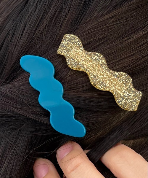 tone(トーン)の「【KuKuLu TOKYO】マルチカラー3Set クリップ(バレッタ/ヘアクリップ・レディース・ベージュ系その他/ブルー系その他/オレンジ系その他・FREE)」の7枚目の写真