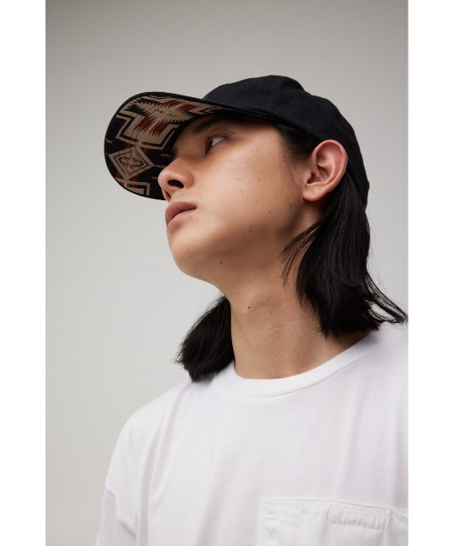 AZUL by moussy(アズールバイマウジー)の「PENDLETON×AZUL CAP/PENDLETON×AZULキャップ(キャップ・メンズ・ブラック/ベージュ・FREE)」の4枚目の写真