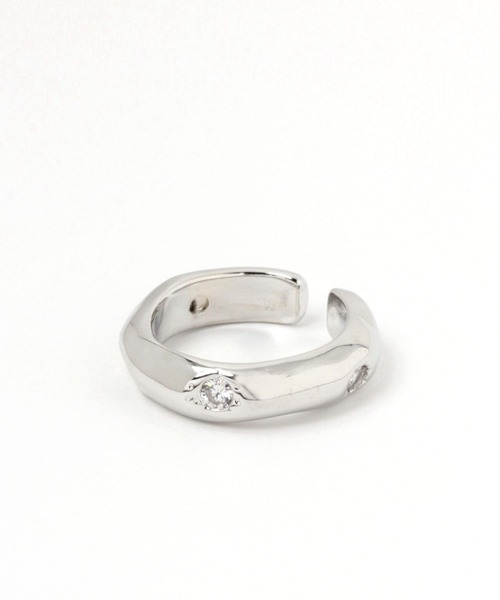 Heather（ヘザー）の「ボリュームストーンリング　969507（リング・レディース・シルバー/ゴールド・ONE SIZE）」の3枚目の写真