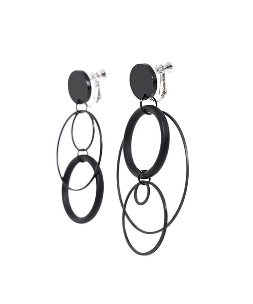 Narcissus（ナルシス）の「【blueta1】ビービー（イヤリング・レディース・ブラック・ONE SIZE）」の3枚目の写真