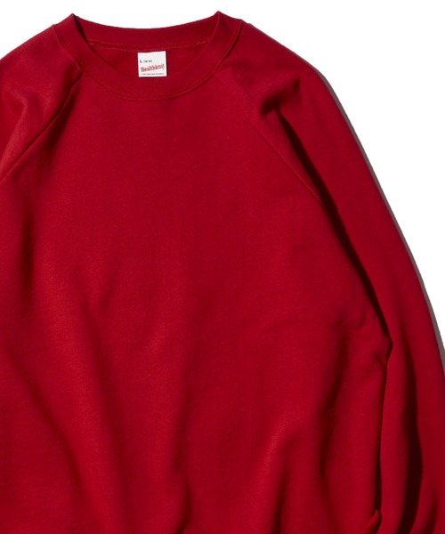 Healthknit（ヘルスニット）の「【Healthknit】Classic Sweat Crew L/S / クルーネック スウェット（スウェット・メンズ・ブルー/レッド/グリーン/チャコールグレー/グレー/ブラック/マスタード/マルーン/ネイビー/サンドベージュ・LARGE/MEDIUM/X-LARGE）」の9枚目の写真