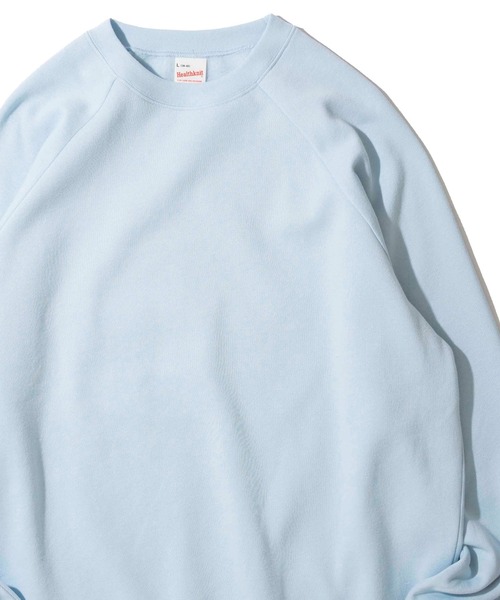 Healthknit(ヘルスニット)の「【Healthknit】Classic Sweat Crew L/S / クルーネック スウェット(スウェット・メンズ・ブルー/レッド/グリーン/チャコールグレー/グレー/ブラック/マスタード/マルーン/ネイビー/サンドベージュ/オフホワイト/サックスブルー・LARGE/MEDIUM/X-LARGE)」の8枚目の写真