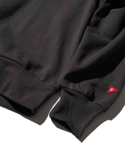 Healthknit（ヘルスニット）の「【Healthknit】Classic Sweat Crew L/S / クルーネック スウェット（スウェット・メンズ・ブルー/レッド/グリーン/チャコールグレー/グレー/ブラック/マスタード/マルーン/ネイビー/サンドベージュ・LARGE/MEDIUM/X-LARGE）」の14枚目の写真