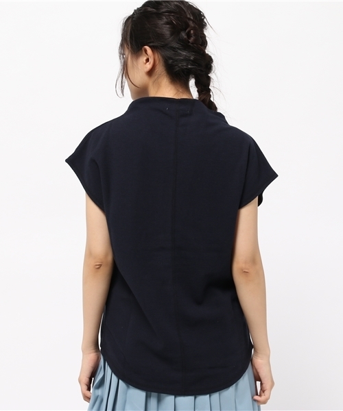 Chico（チコ）の「ボトルネックフレンチT（Tシャツ/カットソー・レディース・クリーム/ネイビー/モスグリーン/ホワイト/グレー・FREE）」の10枚目の写真