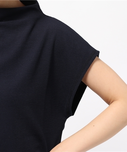 Chico（チコ）の「ボトルネックフレンチT（Tシャツ/カットソー・レディース・クリーム/ネイビー/モスグリーン/ホワイト/グレー・FREE）」の12枚目の写真