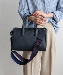 ストライプショルダー2wayミニボストンバッグ