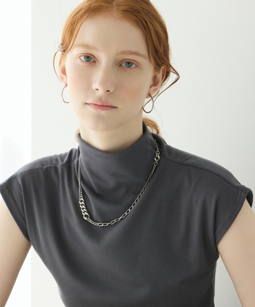 CENE(セネ)の「【CENE】セネ/ループピアス30mm(ピアス(両耳用)・レディース・ゴールド/シルバー・FREE)」の5枚目の写真