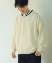 ITEMS URBANRESEARCH | 衿ライン メッシュクルーネック プルオーバー(Tシャツ/カットソー)