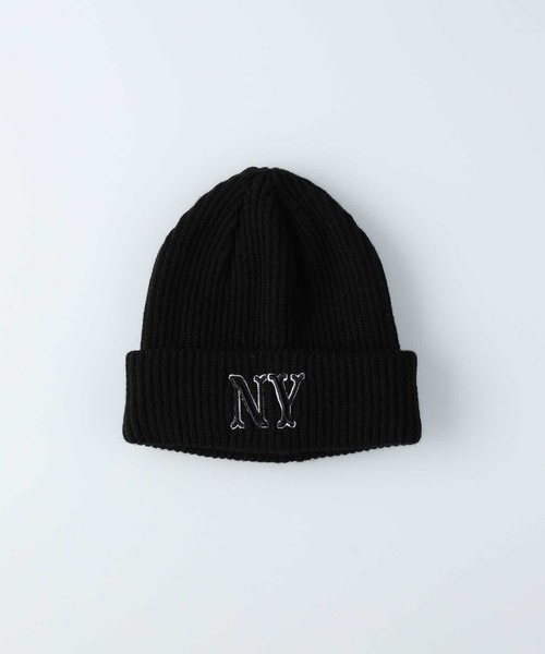 BACK NUMBER（バックナンバー）の「【BACK NUMBER】ロゴモチーフニットワッチ（ニットキャップ/ビーニー・メンズ・グリーン/ブラウン/ブラック/ブルー・フリー）」の6枚目の写真