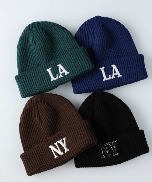 BACK NUMBER（バックナンバー）の「【BACK NUMBER】ロゴモチーフニットワッチ（ニットキャップ/ビーニー・メンズ・グリーン/ブラウン/ブラック/ブルー・フリー）」の16枚目の写真