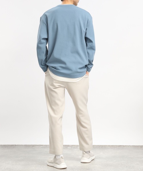 GLOBAL WORK Smile Seed Store（グローバルワーク スマイルシードストア）の「リネンライクテーパードパンツ/176923（その他パンツ・メンズ・ダークグレー/ネイビー/ブラウン/ライトグレー・X-LARGE/SMALL/LARGE/MEDIUM）」の9枚目の写真