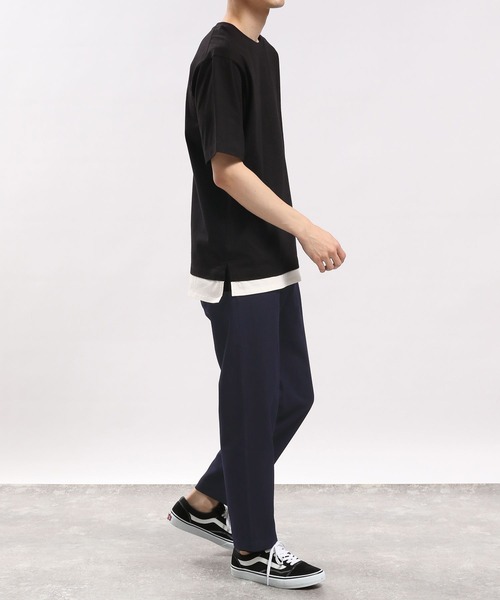 GLOBAL WORK Smile Seed Store（グローバルワーク スマイルシードストア）の「リネンライクテーパードパンツ/176923（その他パンツ・メンズ・ダークグレー/ネイビー/ブラウン/ライトグレー・X-LARGE/SMALL/LARGE/MEDIUM）」の16枚目の写真