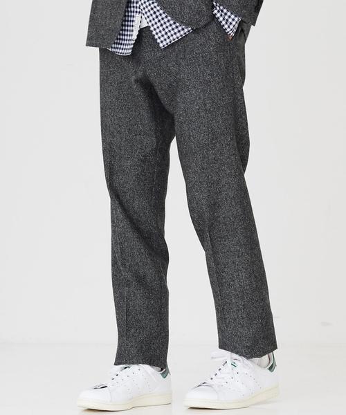 green label relaxing（グリーンレーベルリラクシング）の「□H/SPUN SLIM NOP パンツ◆（スラックス・メンズ・ネイビー/ダークグリーン/ダークグレー・LARGE/SMALL/X-LARGE/X-SMALL/XX-LARGE/MEDIUM）」の2枚目の写真