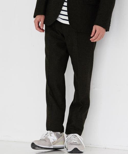 green label relaxing（グリーンレーベルリラクシング）の「□H/SPUN SLIM NOP パンツ◆（スラックス・メンズ・ネイビー/ダークグリーン/ダークグレー・LARGE/SMALL/X-LARGE/X-SMALL/XX-LARGE/MEDIUM）」の3枚目の写真