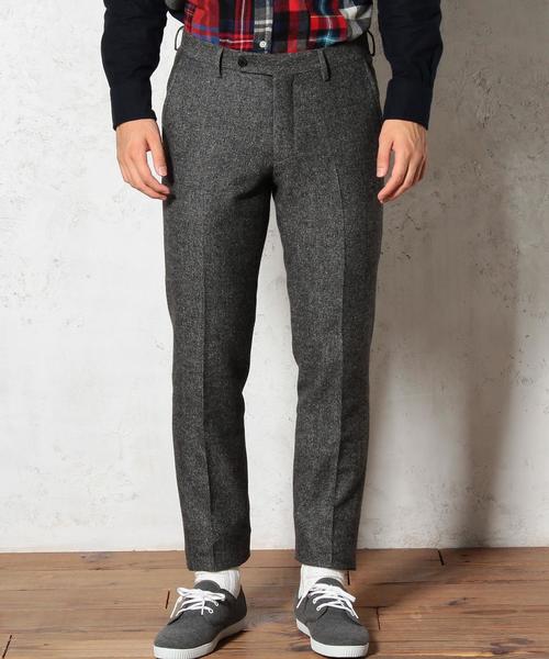 green label relaxing（グリーンレーベルリラクシング）の「□H/SPUN SLIM NOP パンツ◆（スラックス・メンズ・ネイビー/ダークグリーン/ダークグレー・LARGE/SMALL/X-LARGE/X-SMALL/XX-LARGE/MEDIUM）」の5枚目の写真